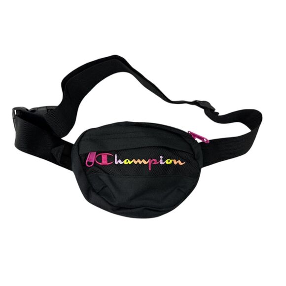 Champion mini Backpack and Waist Bag fanny pack black adjustable - Picture 3 of 10